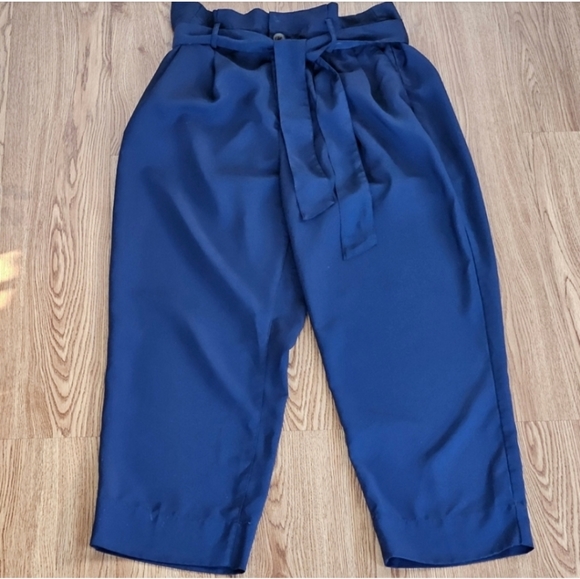 📌129 MADEWELL BELTED HIGH WAISTED PANTS SIZE 10 STYLE#L0375 - Picture 6 of 7
